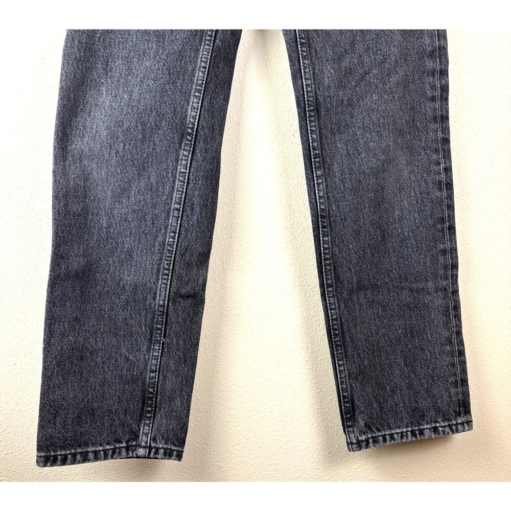 GANNI Black Stone Rigid Denim Swigy Jeans 25 With Patches - Picture 7 of 15